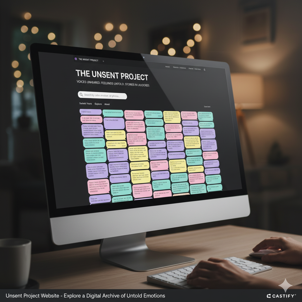Unsent Project Website