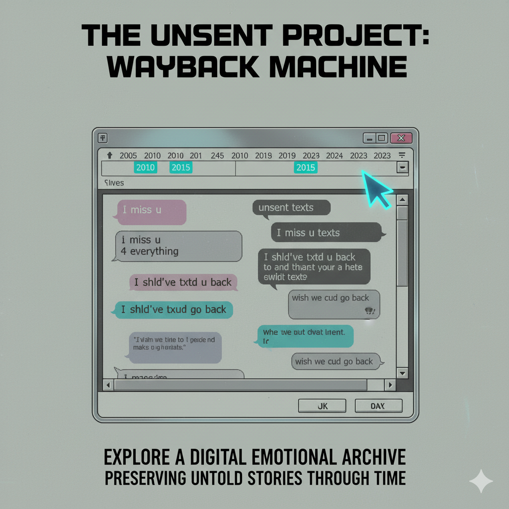 When What You Never Sent Meets What Time Erased: Unsent Project Wayback Machine 2 Unsent Project Wayback Machine