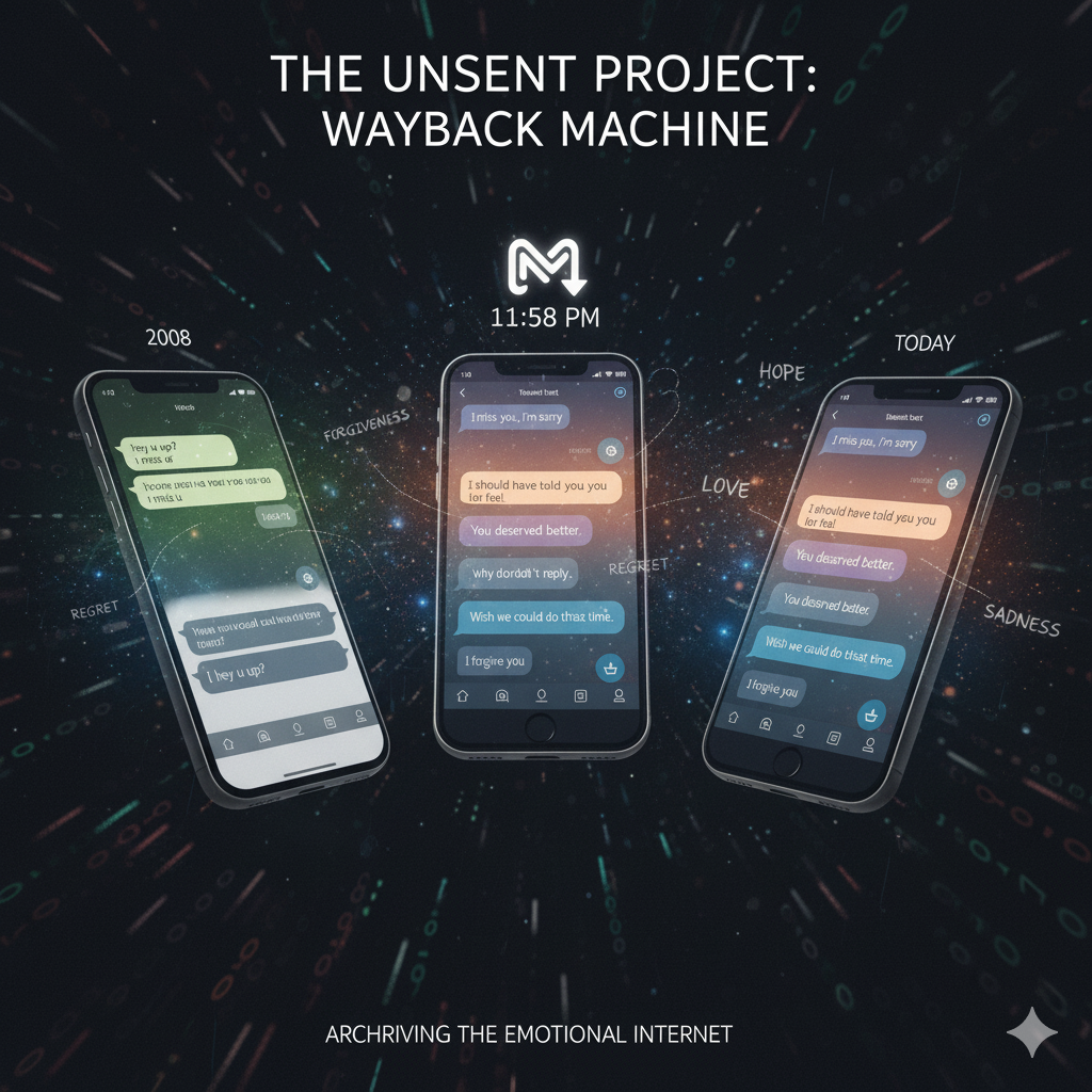 Unsent Project Wayback Machine