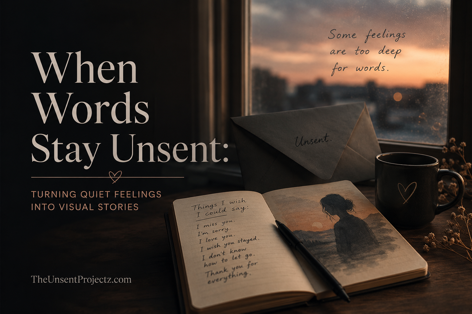 When Words Stay Unsent: Turning Quiet Feelings Into Visual Stories