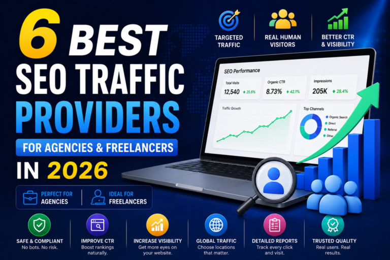 6 Best SEO Traffic Providers for Agencies and Freelancers in 2026